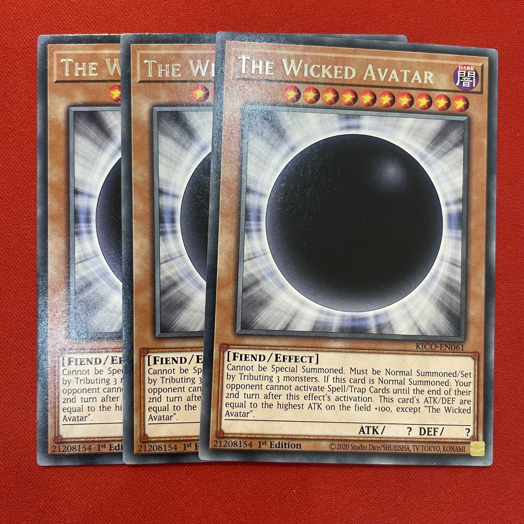 ENThẻ Bài Yugioh Chính Hãng The Wicked Avatar